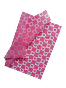 10pcs/Pack Heart-Shaped Gift Wrapping Paper, Suitable For Decoration, Gift Box Packaging, Flowers, Weddings, Mother's Day, Valentine's Day Gifts, Couples, Ladies, Mothers, Teachers, Wrapping Paper, Tissue Paper, Bouquet Supplies, Back To School Season, Valentine's Day Gift Wrapping Paper - Multicolor - View 24