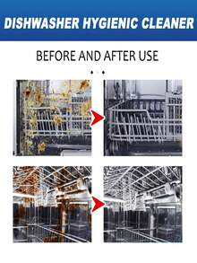 洗碗机清洁剂、家用洗碗清洁剂、餐具洗涤剂，可去除水渍、油脂和污垢。它能快速轻松地去除油渍和污垢，使您的餐具干净整洁。 - 彩色 - 查看 3