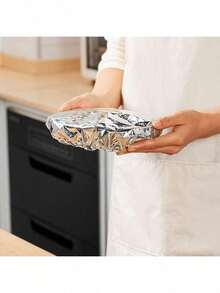 Reusable Aluminum Foil Food Cover - Heat Insulation For Kitchen And Dining Table, Keeps Food Warm And Fresh For Picnics, Camping, And Home Use - Multicolor - View 3