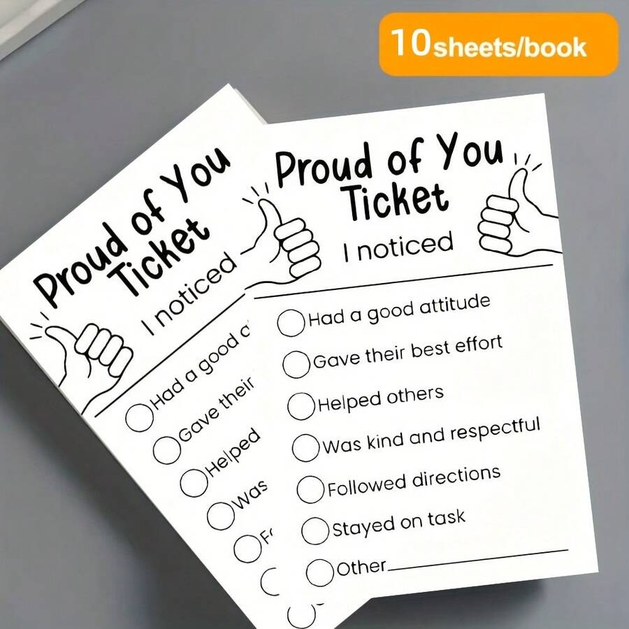 10pcs/Book Encouraging Student Reward Gift, Motivational Learning Power Memo Pad, Inspirational Quotes Writing, Tear-Off Paper Design, Thick Paper, Suitable For Students, Teachers, Schools, Families, Parents