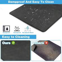 Leather Laptop  Pad With Phone & Pen Holder, Foldable Travel  Pad For Home/Schoolsss/Office (Black) - Đen - Xem 3