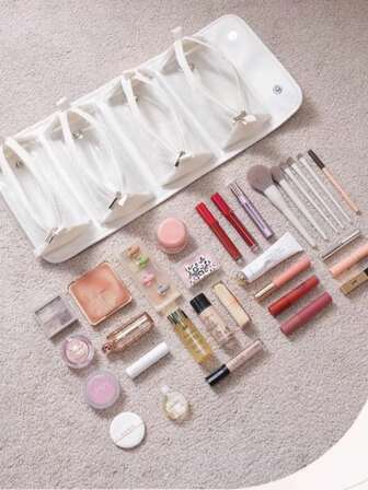 4-In-1 Large Cosmetic Bag For Women - Detachable & Foldable Toiletry Organizer For Travel, Home & Makeup Storage.//End Travel Toiletry Chaos! Hanging Foldable Makeup Bag - Separate Compartments For Skincare, Cosmetics & Accessories.//Travel Essential Makeup Organizer - 4-In-1 Detachable Bag Selling Fast, Pre-Order For Your Next Trip!