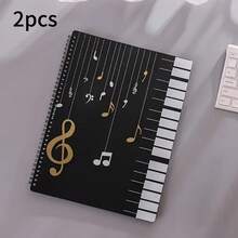 20页透明塑料文件袋，防水多层乐谱夹，适用于存放钢琴谱、乐谱、鼓谱，也可用于户外演出、音乐教学、学校用品、学生礼物、办公用品、钢琴配件、吉他配件、乐队、音乐礼品等。 - 彩色 - 查看 9