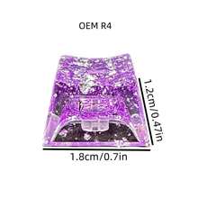 1个树脂环氧树脂全息金箔键帽，多种颜色可选 - 游戏玩家配件，提升键盘个性。全息闪光在游戏过程中提供炫酷的视觉效果，树脂材质永不褪色。单个替换键帽即可让您的键盘脱颖而出，既是个性化的游戏装备，也是一款实用且兼容所有轴体的键帽。