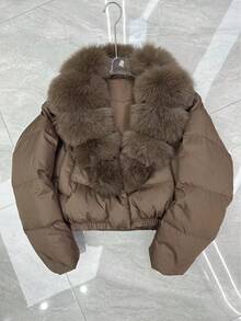 Chaquetas de plumas para mujer para exteriores - Marrón - Ver 5