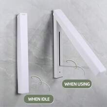 CYPNTendedero De Pared Plegable con Varilla De Acero Inoxidable Soporte para Ropa Extensible para Baño Balcón Y Hogar Mini Estante para SecadoFashion - 219727475 - Ver 5