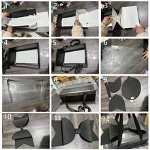 Hộp quà tặng Ngày Valentine/Quà lưu niệm/Hộp quà tự làm, Hộp bánh bằng PVC trong suốt, Thích hợp đựng hoa và bánh (Khách hàng tự lắp ráp sau khi nhận hàng) - Mẫu mới nhiều màu A - Xem 10