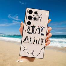 El grupo de moda Kpop diseñó fundas para teléfonos de varios modelos de  Galaxy, utilizando material TPU blanco para una mayor protección. - Colores mixtos - Ver 6