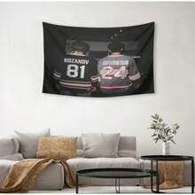 Vintage Heated Rivalry Tapestry, Retro Game Day Flag, Sports Aesthetic Wall Decor, Classic Competition Banner, Bedroom Dorm Decor For Fans 16 - A - View 1
