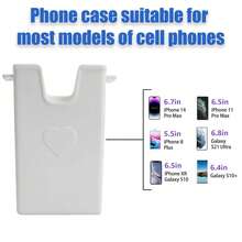 Phone Case Accessory Compatible With Bogg Bags, Phone Case Holder Charm Accessory For Beach Bag, Plastic Shell Case Keep Your Phone Handy And Secure In Your Tote Bag (, 1 PC) - Nhiều màu - Xem 5