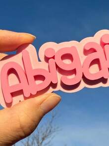 Personalized Acrylic Name Keychain Custom Name Tag For Backpack Diaper Bag Lunch Box Accessories - Personalized Retro Name Acrylic Keychain - View 2