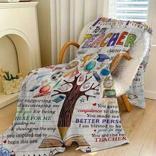 Teacher Appreciation Gifts , Best Teachers Day Gifts From Student, End Of Year Teachers Gift Idea, Teacher Gifts For Graduation Birthday Back To School Blanket,Super Soft Flannel Printed  Blanket,As Birthday Gifts, Family, Wedding, Souvenir Blankets, Polyester Blankets Suitable For All Seasons, Washable, Machine Washable, Lightweight, Breathable, Comfortable, Warm, Unique, 280gsm For Him, Her Personalized Ideal Gifts For Her, Him,  Perfect Nap, Camping, Travel, Home, Daily Life, Office Decoration, Birthday, Anniversary, Valentine's Day, Thanksgiving, Christmas, Halloween, Mother's Day, Father's Day, Wedding, New Year Gifts ,Sofa,Bed,Car,Bedroom,Living Room,Office,  Outdoor Camping, Beach,Wall Decoration - Nhiều màu 33 - Xem 5