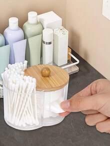 Cleaning Swab Storage Box, Can Store Cleaning Swabs, Dental Floss And Facial Tissues - Bathroom Storage & Organization Accessory Bathroom Accessories - Multicolor - View 5