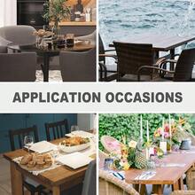 Eeivs Small Square Tablecloth 36 X 36 Inch Washable Polyester Table Cloth Solid Beige Heavy Duty Fabric Coffee Table Cover For Dining Home Kitchen Party Wedding,Beige36inchx36inchSquare - 米色 36 吋 x 36 吋正方形 - 查看 6