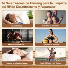 MVPCARE Té tónico para la salud renal, té de ginseng Seven Treasures, fórmula Seven Treasures, té tónico de ginseng Seven Treasures, té de hierbas para el cuidado renal masculino, regalo para el Día del Padre y para hombres (30 bolsitas por caja) - 30 paquetes - Ver 7