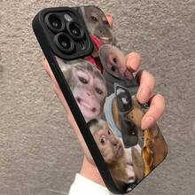 Handyhülle: Affen-Engelsauge schwarze Handyhülle mit Brille und Schutz weiche Hülle geeignet für iPhone 16promax 16pro 16plus 16 15/ 15pro/ 15promax/ 15plus, 14, 13, 12, 11 Pro Max x xr xs xsmax 7 8 plus Pro Max, Geburtstagsgeschenk, Geschenk für Freund - Schwarz - Übersicht 6