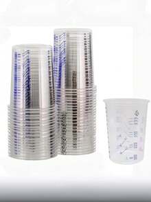 Bộ 20 cốc đong định lượng bằng nhựa trong suốt 600ml: Lựa chọn lý tưởng cho việc pha trộn và đo lường chính xác trong phòng thí nghiệm và nhà bếp, cốc đong, dụng cụ đo lường phòng thí nghiệm, cốc đong nhà bếp, đo lường chính xác, pha trộn chất lỏng, pha trộn bột, cốc đong trong suốt, sử dụng trong nấu nướng và làm bánh. - Nhiều màu - Xem 10