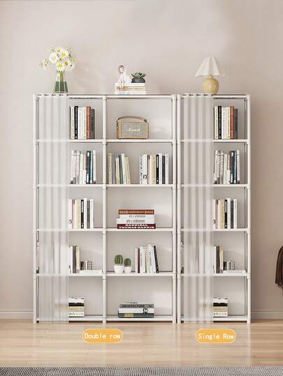 1pc Portable Closet, Multifunctional Cube Bookshelf Wardrobe, 31.5"X15.7" Organizer With Curtain, Free Standing Storage Rack For Bedroom, Living Room, Kitchen, Office, Holiday Decor, Christmas Gift