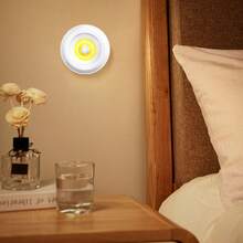 6-Piece/5-Piece/3piece/1-Piece Set Warm Color LED Battery Powered Wireless Night Light Stick Remote Control Mode Press Control Desk Lamp Wall Mounted Push Rod Lamp Suitable For Wardrobe, Cabinet, Countertop Or Tool Room Wireless Touch Light - CS-gY-81 - View 2