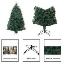 Árbol de Navidad LED con Enchufe USB Decoración Navideña Compacta y Brillante Ideal para Escritorio Dormitorio y Oficina Decoración Fácil y Segura - Tipo de Enchufe A USA (110-127V) - Ver 3
