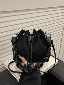 Bolso cruzado mini versátil y de moda para mujer - Negro - Ver 6