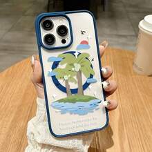 Para IPhone17/17AIR/17 Pro/17 Pro Max/16/16 Pro/16 Plus/16 Pro Max/15/15 Pro/15 Plus/15 Pro Max/14/14 Plus/14 Pro/14 Pro Max/13/13 Pro/13 Pro Max/12/12 Pro/12 Pro Max/11/11 Pro/11 Pro Max/X/XS/XSMAX,  Galaxy S25/S25 Plus/S25Ultra/S24/S24FE/S24 Plus/S24 Ultra/S23/S23FE/S23+/S23 Ultra/S22/S22+/S22 Ultra, Silicone Magnetic Phone Case, High-End Fashion, TPU border wrapping + independent lens frame, anillo de succión magnético incorporado MagSafe segunda succión - Azul - Ver 1