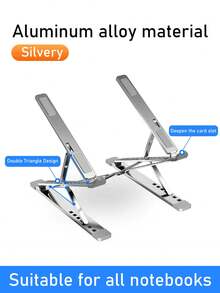 N8 N3 Laptop Stand, Aluminum Alloy Material, Adjustable, Sturdy, Foldable, Cooling Laptop Stand - Multicolor - View 7