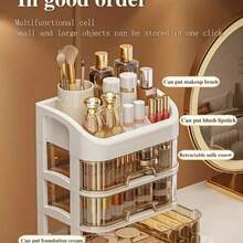 3/5 Tier Makeup Organizer For Dresser, Scandinavian Minimalist Organizer, Drawer Desktop Organizer, Clear Makeup Organizer, Dresser Organizer, Bathroom And Countertop Drawer, Great Holder For Cosmetics, Perfume, Skincare And Toiletries - 5 tầng - Xem 10