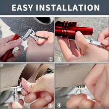 Turbo Blow Off Valve Simulator, Universal Aluminum Exhaust Pipe Simulator For Cars And Motorcycles, Metal Turbo Blow Off Valve Sound Effect, Easy-To-Install Mechanical Exhaust Pipe Whistle Plug-In, Upgrade Car Enthusiasts'' Performance And Appearance - A - View 6