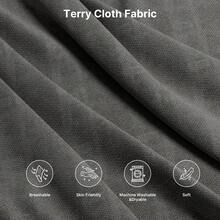 4-Seat Sectional Couch, Convertible Sofa Bed, 79.1'' L-Shape Sofa Bed, With Comfortable Fabric, Deeper Seat, Comfy Seat Cushion, For Living Room, Apartments, Office, Dark Grey - 深灰色 - 查看 9