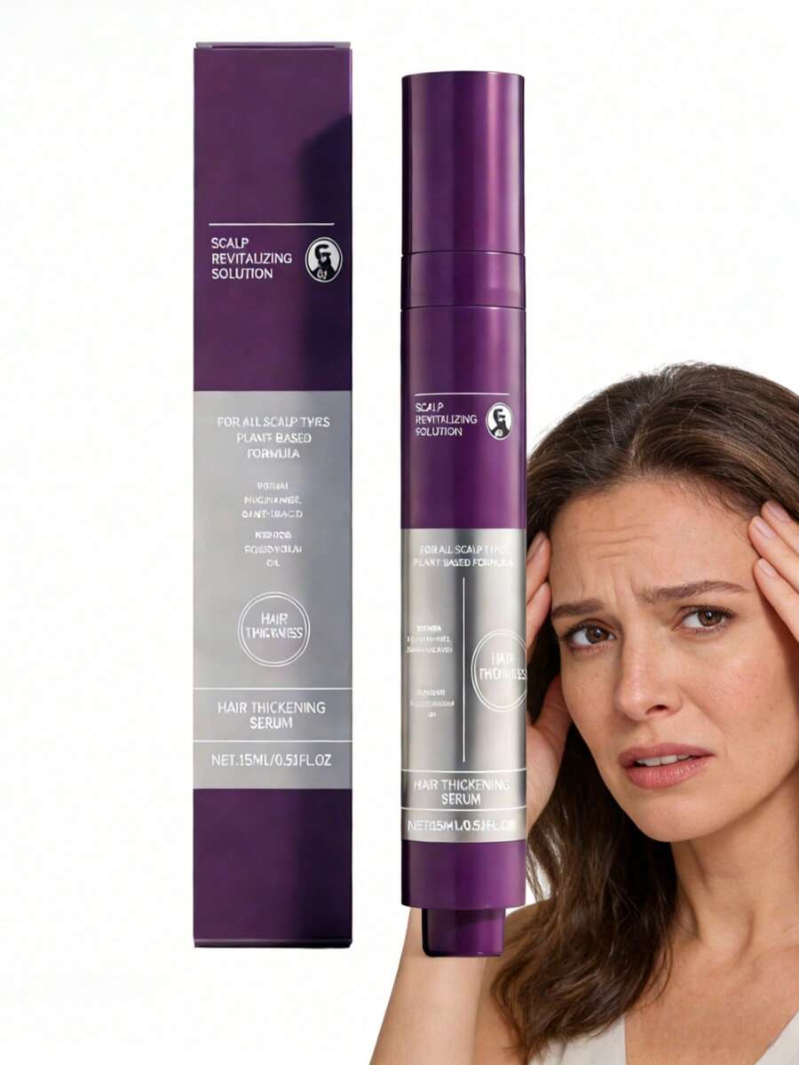 Scalp Revitalizing Repair Serum - Deeply Nourish Repair Damaged Hair Roots Strengthen Hair Quality Prevent Hair Breaking Reduce Roughness Radiate Healthy Glow (15ml) - Serum - 查看 1