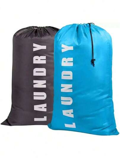 Washable Drawstring Laundry Bag, Dirty Clothes Storage Bag, Fabric Laundry Basket, Travel Laundry Bag, Large Capacity, Portable Dirty Clothes Storage Basket, Suitable For Bedroom, Bathroom And Laundry Room Storage, Minimalist Design, Large Capacity, Can Store Blankets And Other Clothes