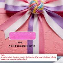 1个可重复使用的会阴冷却垫，凝胶珠冰袋，带PVC外罩，用于产后缓解，冷热疗法，适合孕期和产后妇女，缓解孕期不适 | 舒适贴合 | 质地柔软，是春节和母亲节的理想产后礼物，也是送给准妈妈的绝佳礼物。 - 彩色 - 查看 7