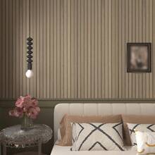 1片118.11英寸3D木纹墙板，自粘PVC板条墙板，加厚防水可移除PVC板条壁纸和泡沫板，适用于墙壁和天花板 - 彩色 - 查看 11