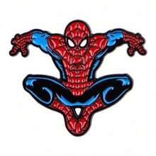 Marvel Spider-Man Cute Enamel Brooch Metal Badge Backpack Unisex Brooch Clothing Gift Jewelry Fashion Accessory Party Gift Birthday Gift