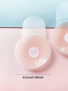 8pcs/Set Breathable Silicone Nipple Covers, Invisible Bra Petals For Backless, Strapless Dresses, Suitable For All Seasons
