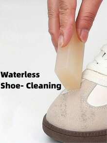 1pc Suede Eraser - Non-Electric Stain Remover, Suitable For Sneakers, Clothes, Glass, Walls, Floors, Furniture - Multipurpose Dry Cleaning Tool, Gentle Fabric Care, Made Of ABS Material, Christmas Theme, Relevant To Campus Life