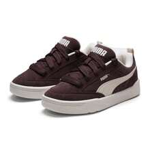 Puma 经典滑板鞋，公园休闲通勤轻便舒适休闲鞋 401606-11，男女通用 - 巧克力棕色-雪白 - 查看 3