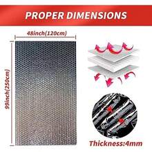 Aiglille Reflectix - Aislamiento térmico, 60.96 cm de ancho x 499.87 cm de largo, doble burbuja con aislamiento térmico para ventanas de RV, aislamiento de ventana para calor de verano