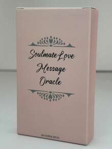 10.5x6.5cm Soulmate Love Message Oracle Cards, Accurate Divination And Simple Tarot Reading, Suitable For Beginners, Family Gatherings, Entertainment Games, Game Gifts, Card Games, Party Board Games, Couples & Friends Interactive Mini Games, Truth Or Dare Card Games, Leisure Games, Portable Cards, Friends Gathering Board Games, Holiday Travel Entertainment Games, Couples Card Games - Multicolor - View 2