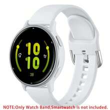 20毫米硅胶表带，兼容Garmin Vivoactive 6/Vivoactive 5/Vivoactive 3/Venu/Venu 2 Plus/Venu Sq/Galaxy Watch 7/6/5/4（40毫米/44毫米）/Watch 4/6 Classic（42毫米/46毫米/43毫米/47毫米），男女通用；柔软运动替换表带，适用于Forerunner 645/245/Galaxy Watch 5 Pro（45毫米）/Active 2/Watch 3（41毫米）。 - 20mm - 查看 6