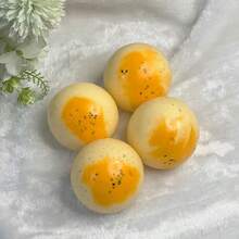 1pc New Realistic Soft Squishy Egg Tart Toy, Handmade Style Slow Rebound Stress Relief Toy For Adults - Multicolor - View 5
