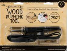 Plaid Wood Burning And Stencil Cutting Tool, - White - View 1