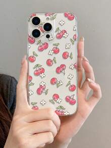 1pc Pixel Cherry Blossom Pattern Camera Lens Protector Cover, Compatible With Samsung, Nothing, Pixel, INFINIX, Apple, Xiaomi Redmi - Multicolor - View 7