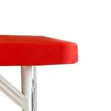 Cocktail Fitted Spandex Stretch Small Square Table Covers Elastic Tablecloth For Side Accent Table End Table 24x24 Inch, Red,24inchx24inch(Square),Red - Red - View 4