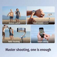 DJI Osmo Mobile 7 智能手机云台稳定器 | 内置三脚架和延长杆 | ActiveTrack 7.0 智能追踪 | 磁吸式快拆，即刻切换 | 三轴稳定，流畅拍摄 Vlog 和直播 | 手势控制自拍稳定器 | 旅行、聚会和演出必备 - 白色 - 查看 10
