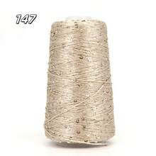 50g Sequin Yarn For DIY Crafts, Knitting, Crocheting, Making Clothes, Bags, And Hats - Multicolor - View 36