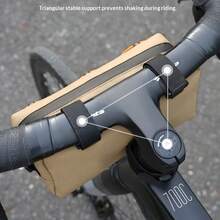 1PC Multi Functional Bicycle Handle Bag Outdoor Riding Waterproof And Insulated Front Beam Handle Storage Bag Motorcycle Portable Equipment Storage Front End Bag - Multicolor - View 8