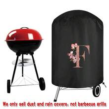 1 pieza Cubierta resistente para barbacoa, con impresión de letras en oro rosa, cubierta para parrilla de gas para cocinar al aire libre, adecuada para el hogar, caravana y accesorios de barbacoa. Protección resistente para cocinar al aire libre, utensilios de cocina y equipo de barbacoa, Día de la Mujer, artículos esenciales de viaje, recuerdos de boda, Y2k, dormitorio, accesorios de coche para mujeres, decoración de cocina, artículos del hogar - Negro - Ver 26