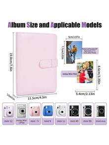 1Pc 108-Pocket Mini Album Suitable For 2 * 3-Inch Popular Photo Cards, Wallet Album Multifunctional - Multicolor - View 3